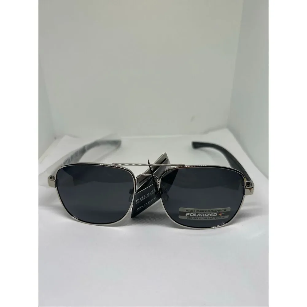 Manhattan Polarized Aviator Sunglasses UV400 – Metal Frame – New